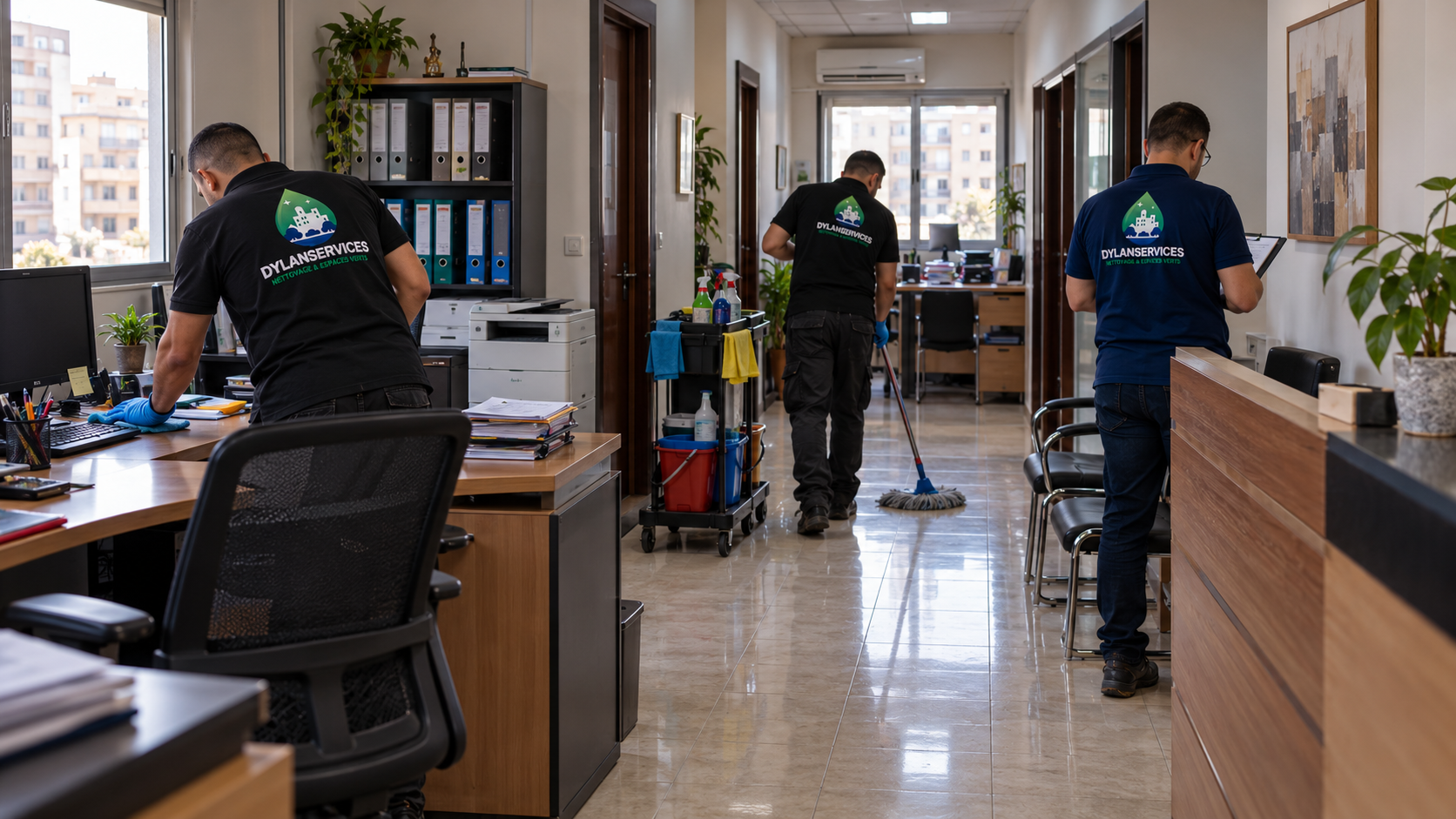 Nettoyage de bureaux professionnels